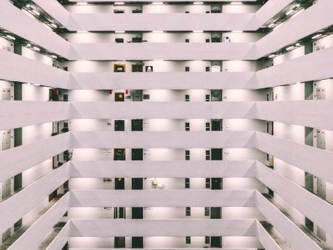 inside building landscape